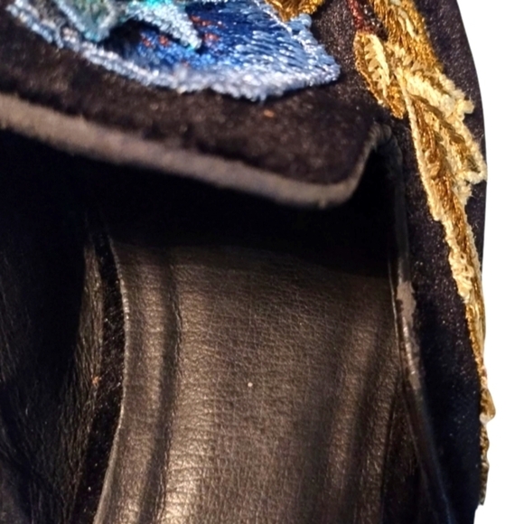 Jeffrey Campy Embroidered Claes Black Velvet - Picture 10 of 11